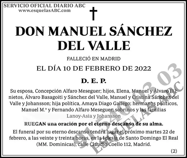 Manuel Sánchez del Valle