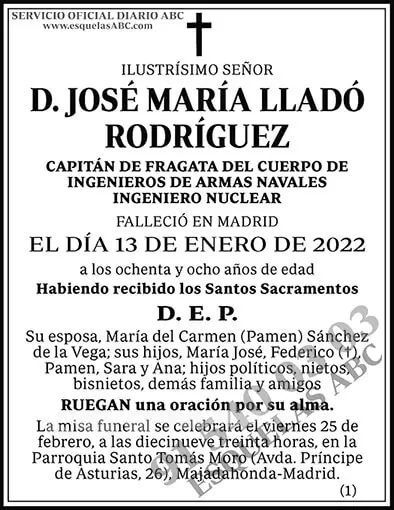 José María Lladó Rodríguez