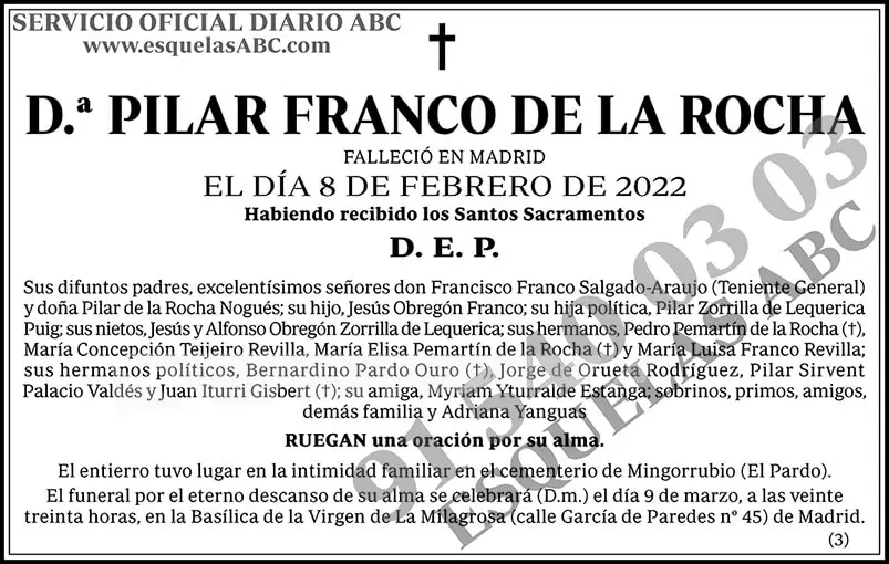 Pilar Franco de la Rocha