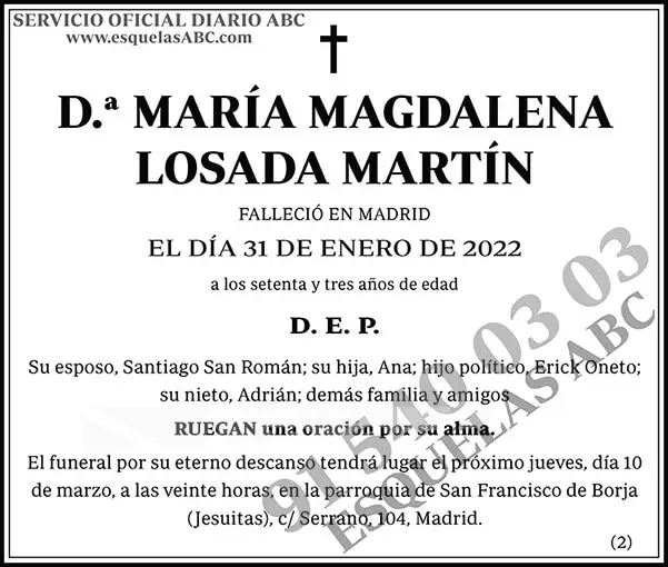 María Magdalena Losada Martín