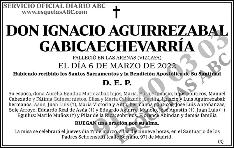 Ignacio Aguirrezabal Gabicaechevarría
