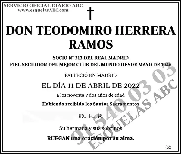 Teodomiro Herrera Ramos