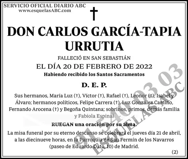 Carlos García-Tapia Urrutia