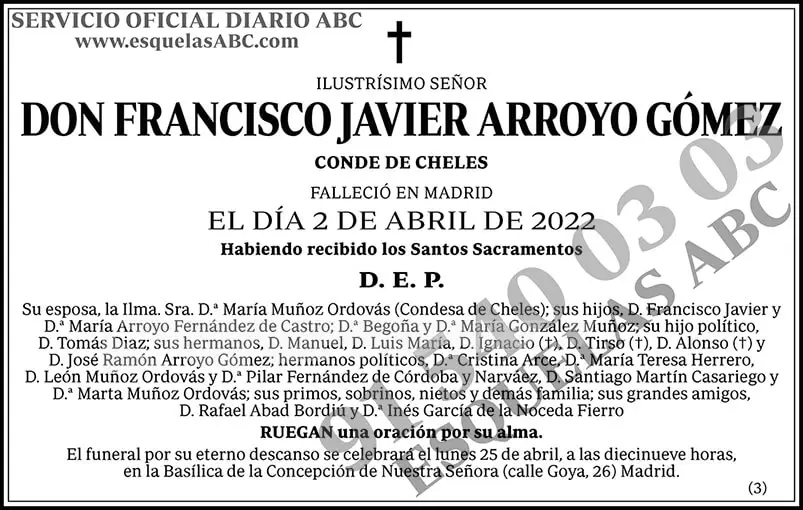 Francisco Javier Arroyo Gómez