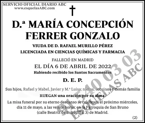 María Concepción Ferrer Gonzalo