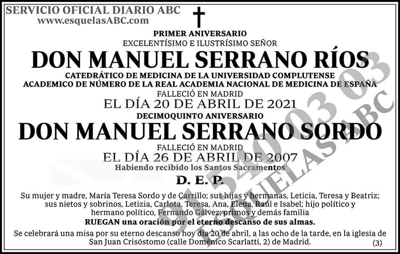 Manuel Serrano Ríos