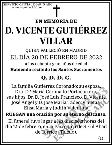 Vicente Gutiérrez Villar