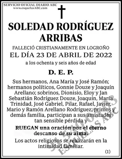 Soledad Rodríguez Arribas