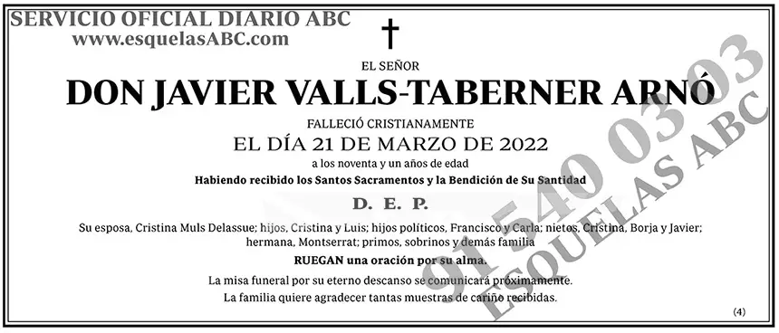 Javier Valls-Taberner Arnó