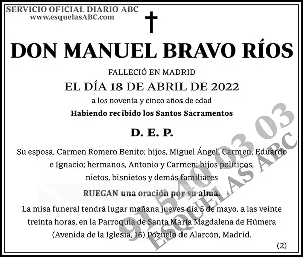 Manuel Bravo Ríos