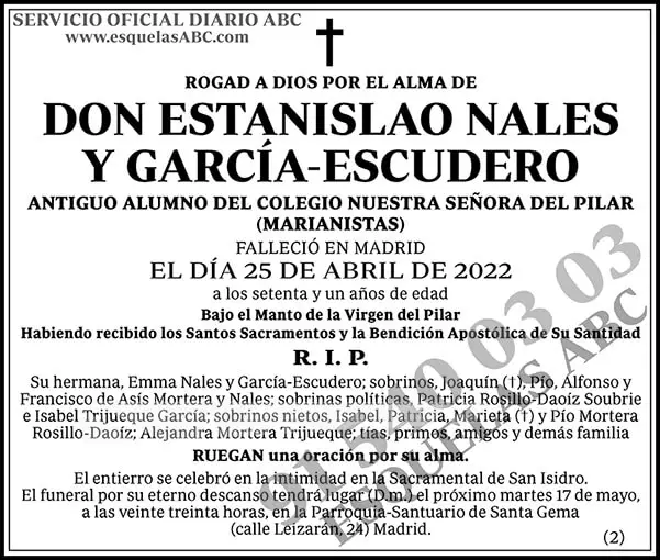 Estanislao Nales y García-Escudero
