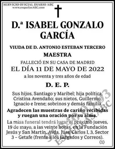 Isabel Gonzalo García