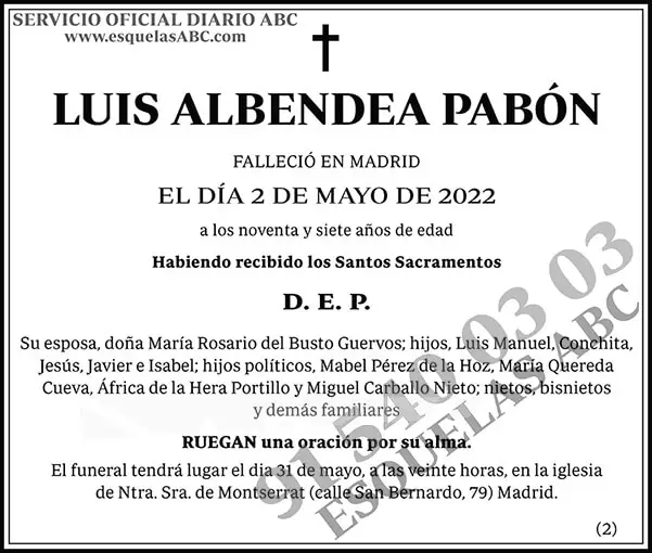 Luis Albendea Pabón