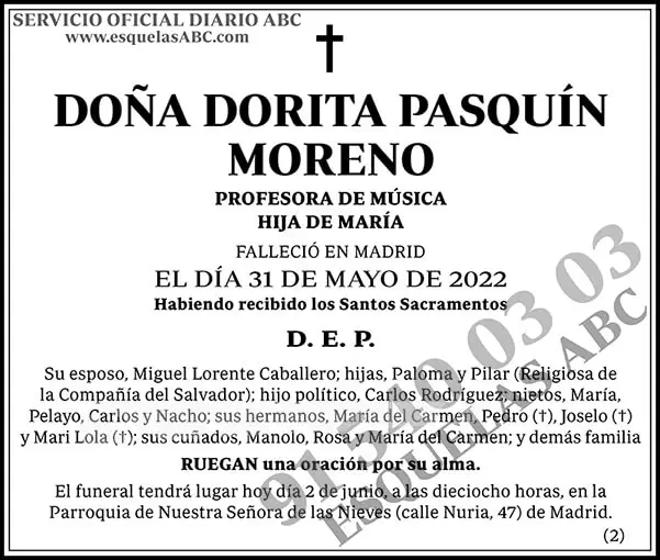 Dorita Pasquín Moreno