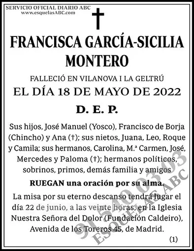 Francisca García-Sicilia Montero
