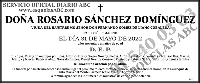 Rosario Sánchez Domínguez