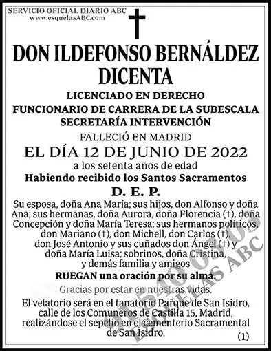 Ildefonso Bernáldez Dicenta