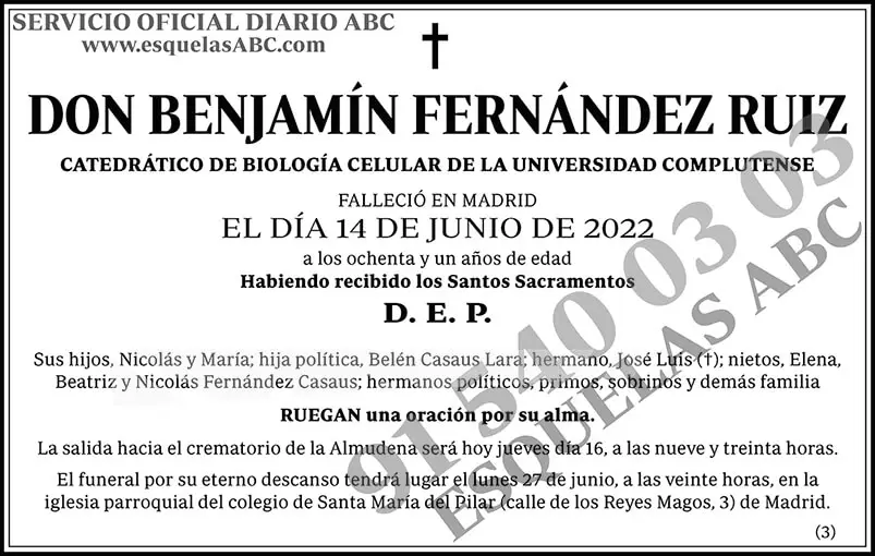 Benjamín Fernández Ruiz