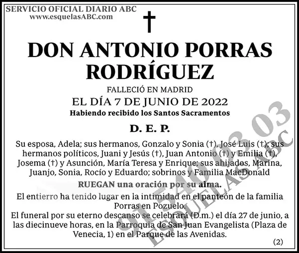 Antonio Porras Rodríguez