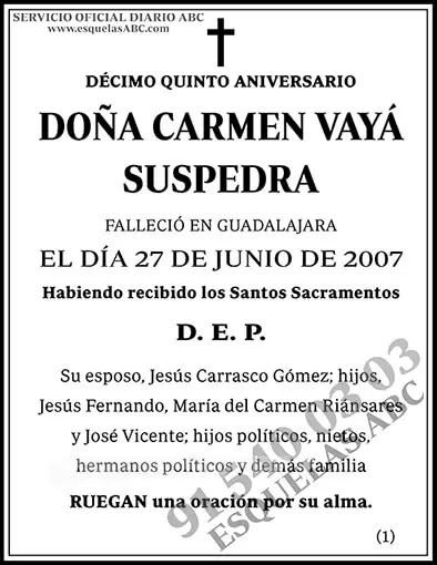 Carmen Vayá Suspedra