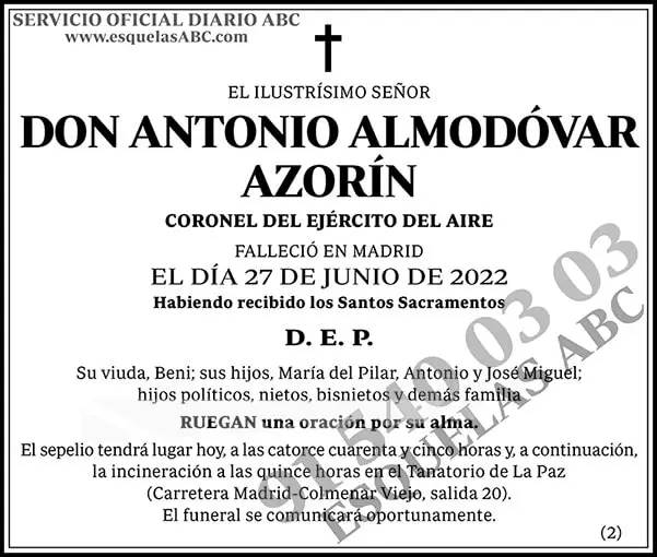 Antonio Almodóvar Azorín