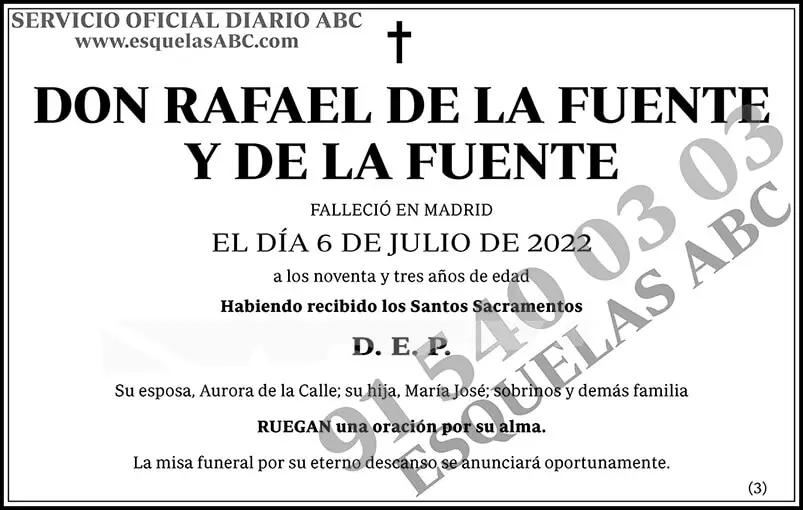 Rafael de la Fuente y de la Fuente