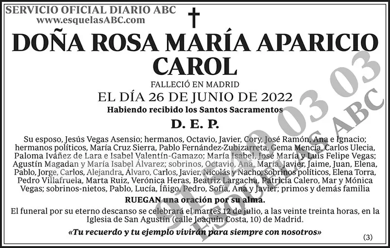 Rosa María Aparicio Carol