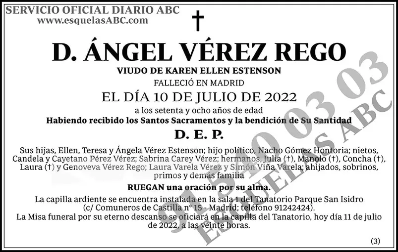 Ángel Vérez Rego