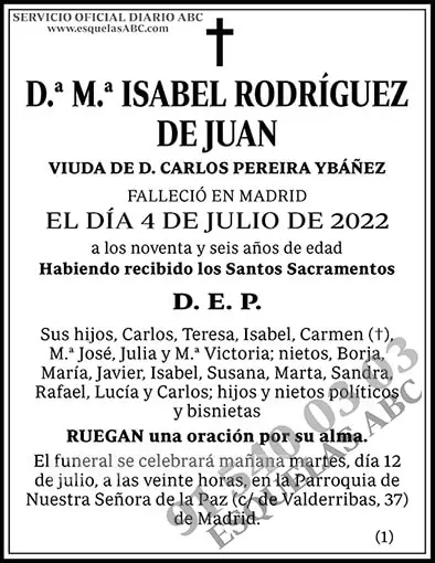 M.ª Isabel Rodríguez de Juan