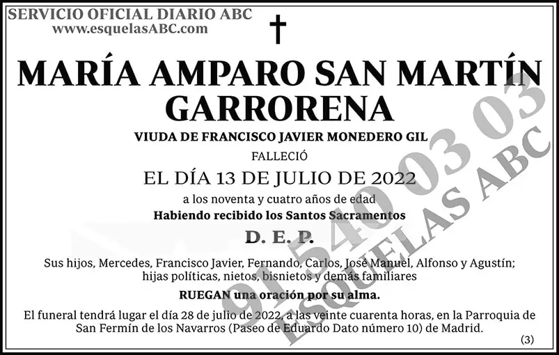 María Amparo San Martín Garrorena
