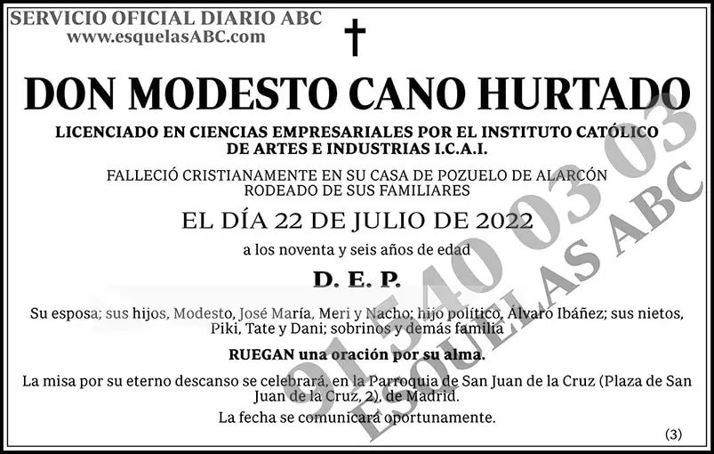 Modesto Cano Hurtado