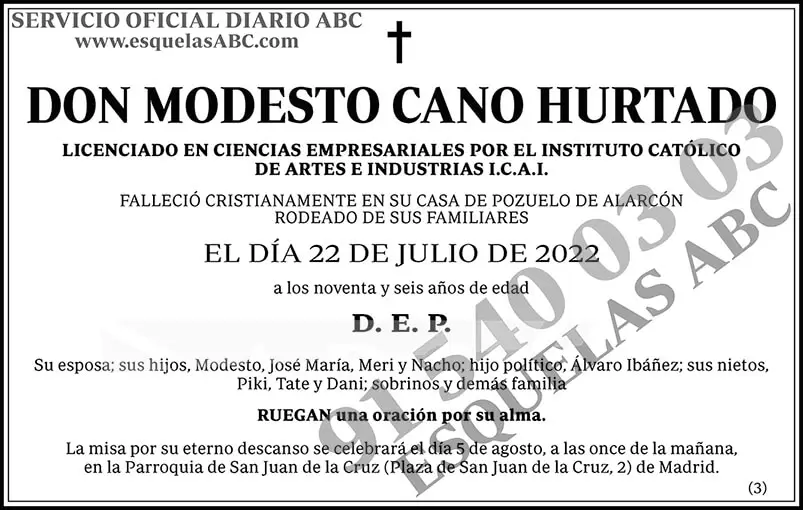 Modesto Cano Hurtado