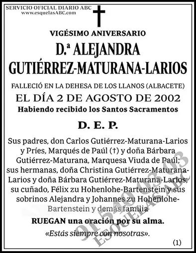 Alejandra Gutiérrez-Maturana-Larios