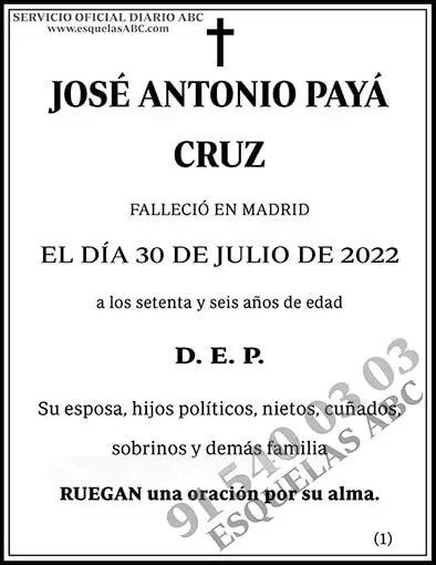 José Antonio Payá Cruz