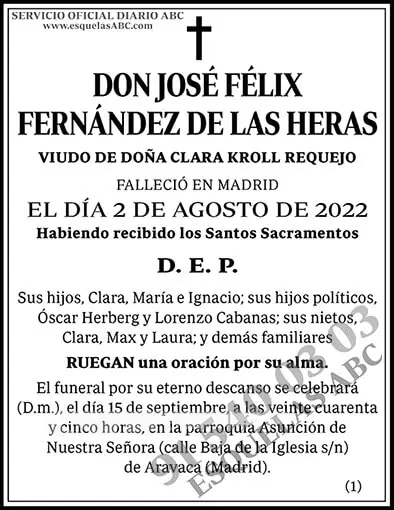 José Félix Fernández de las Heras