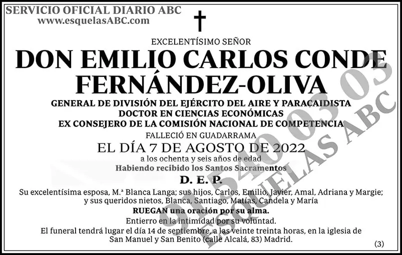Emilio Carlos Conde Fernández-Oliva