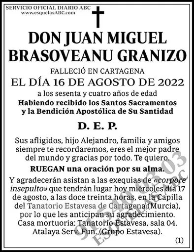 Juan Miguel Brasoveanu Granizo