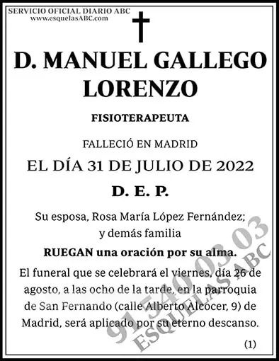 Manuel Gallego Lorenzo