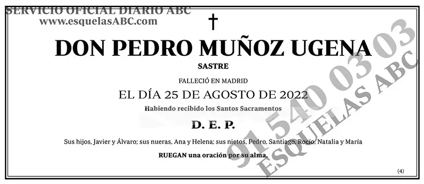 Pedro Muñoz Ugena