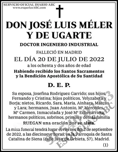 José Luis Méler y de Ugarte