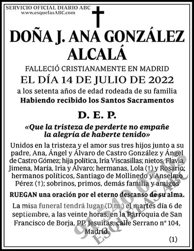 J. Ana González Alcalá