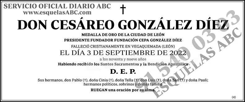 Cesáreo González Díez