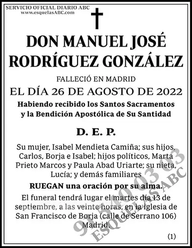 Manuel José Rodríguez González