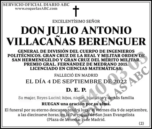 Julio Antonio Villacañas Berenguer