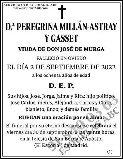 Peregrina Millán-Astray y Gasset