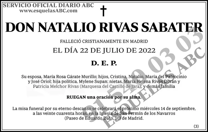 Natalio Rivas Sabater