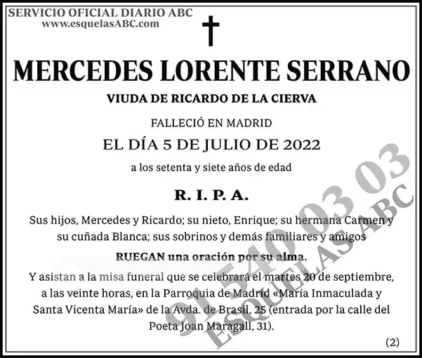 Mercedes Lorente Serrano