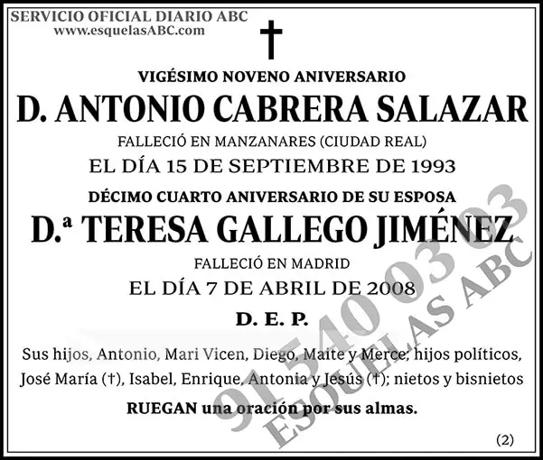 Antonio Cabrera Salazar