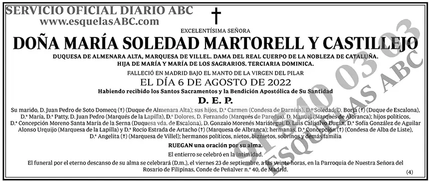 María Soledad Martorell y Castillejo