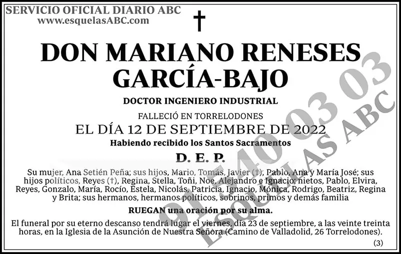 Mariano Reneses García-Bajo